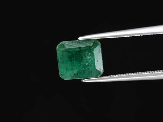 2.14ct Octagon-cut Natural Emerald - Zambia